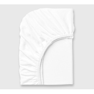 Чаршаф с ластик 140х200 см. - Бял Ранфорс